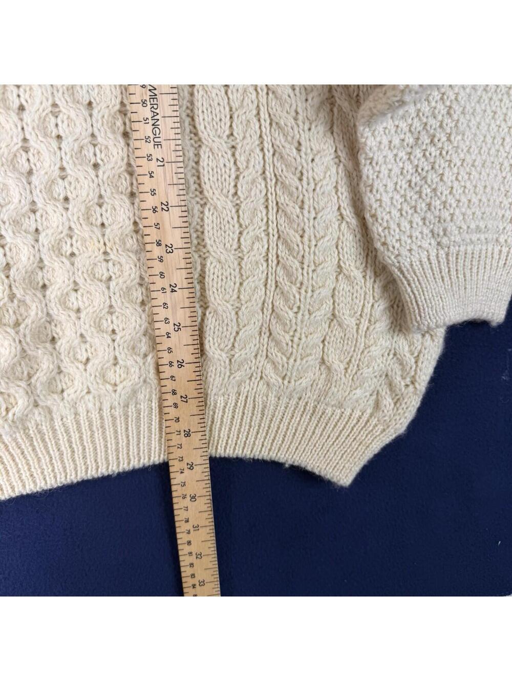 Highland Vinatge Home Industries Pure scotaland wool sweater Women XL Made in UK - Picture 4 of 9